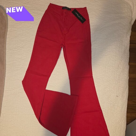 ✨ WILLOW BOUTIQUE | Fiona High Waisted Bell Bottom Flare Jeans - Picture 2 of 5